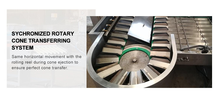 Multifunctional Roll Sugar Cone Making Machine Fully Automatic
