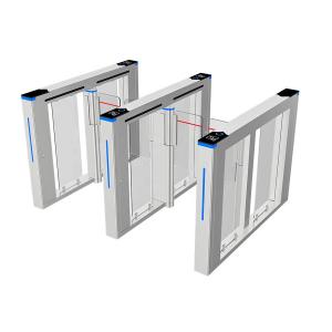 China High Speed Magnetic Autocontrol Gate Anti Crush Optical Turnstile Swing Gate Face Recognition wholesale