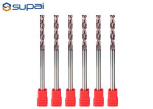 China 2 Flutes 1/4 Inch Shank Square End Mill Solid Carbide Material High Precision wholesale