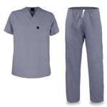 Custom Logo Solid Color Women Medical Hospital Nursing Clinic Wear Scrubs