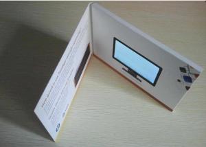China High quality 4.3 inch wedding invitation card printing video book video brochure with 500mAh built-in battery wholesale