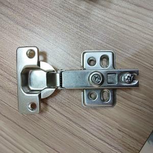 China Full Inset Two Way Metal Self Closing Cabinet Hinges 80G Mirrored wholesale