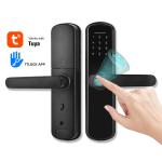 4AA DC6V App Controlled Door Locks FCC Fingerprint Smart Door Lock