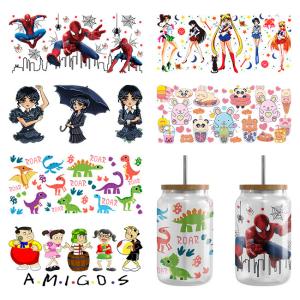 China Removable Decal UV DTF Cup Wrap Transfers Fade Resistant Waterproof wholesale