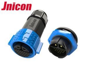 China Blue Waterproof Data Connector , UL Approved 10 Gauge Waterproof Connector wholesale