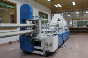 China 2 Deck Laminated 5.5KW Color Printing Napkin Folding Machine on sale
