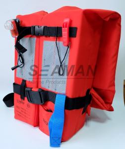 China SOLAS / MED Approval 150N Adult Marine Life Jacket Type - I For Open Water Survival wholesale