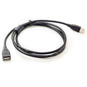 China High Speed Black USB 2.0 Extender Cable 1.5m A Male To A Female USB Cable wholesale