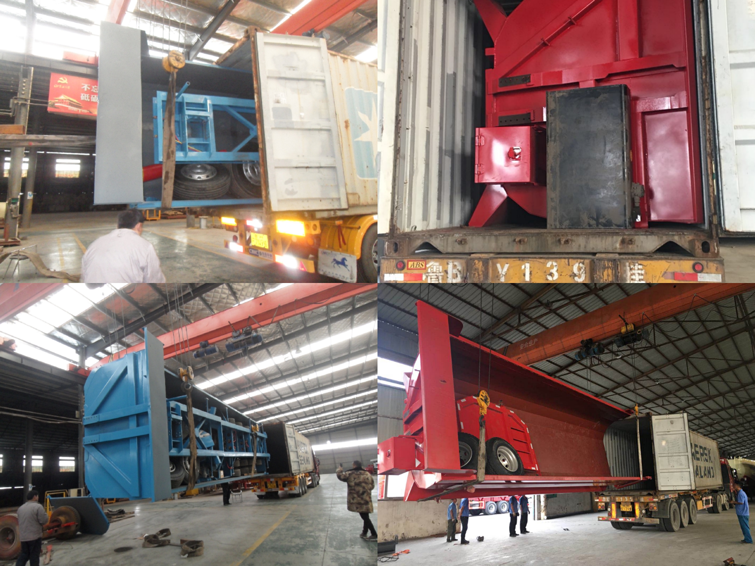 Mechanical Suspension 3 Axles 60ton Side Tipper Trailer for Heavy Load Transportation
