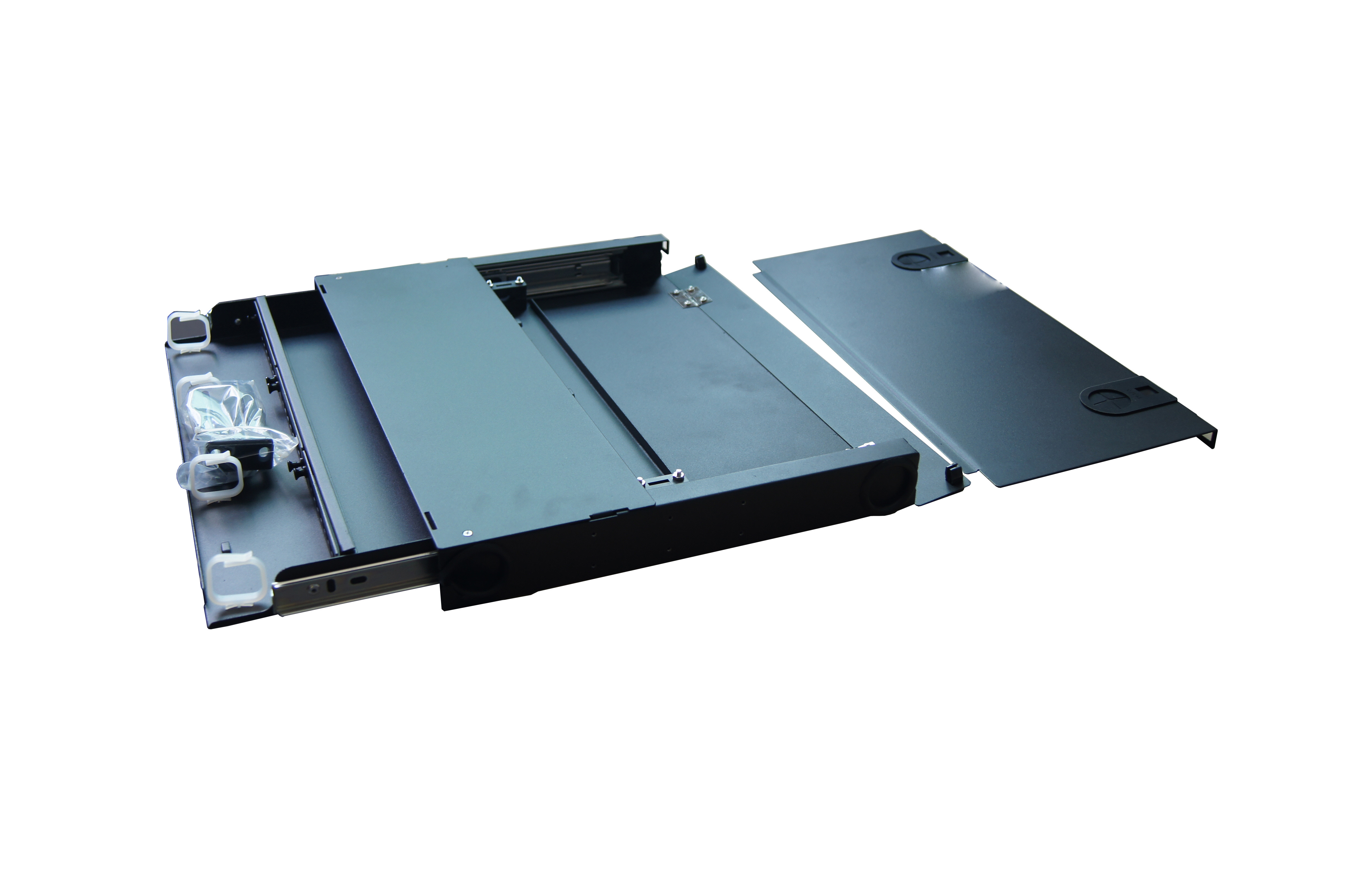 FTTH FTTB 1U Sliding LGX Rack Mount Distribution Box