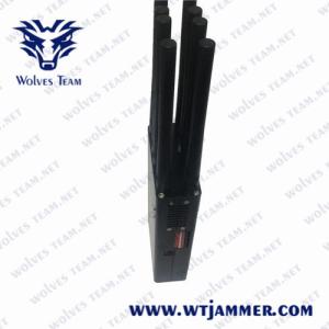 China 8 antennas GPS UHF VHF 3G 4G 5G Handheld Signal Jammer wholesale