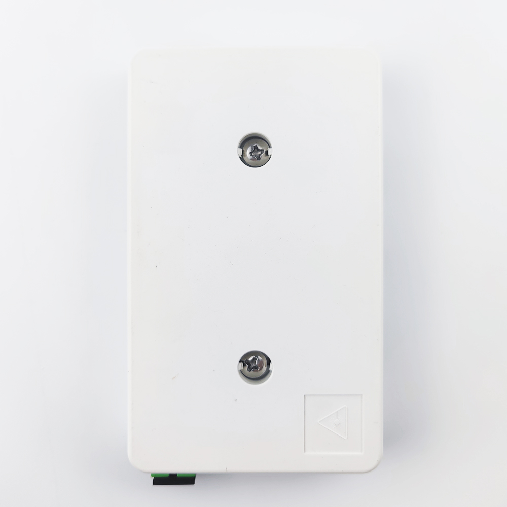 2 Cores SC APC Plastic Fiber Optic Faceplate Socket Panel for Indoor Network FTTH Cables