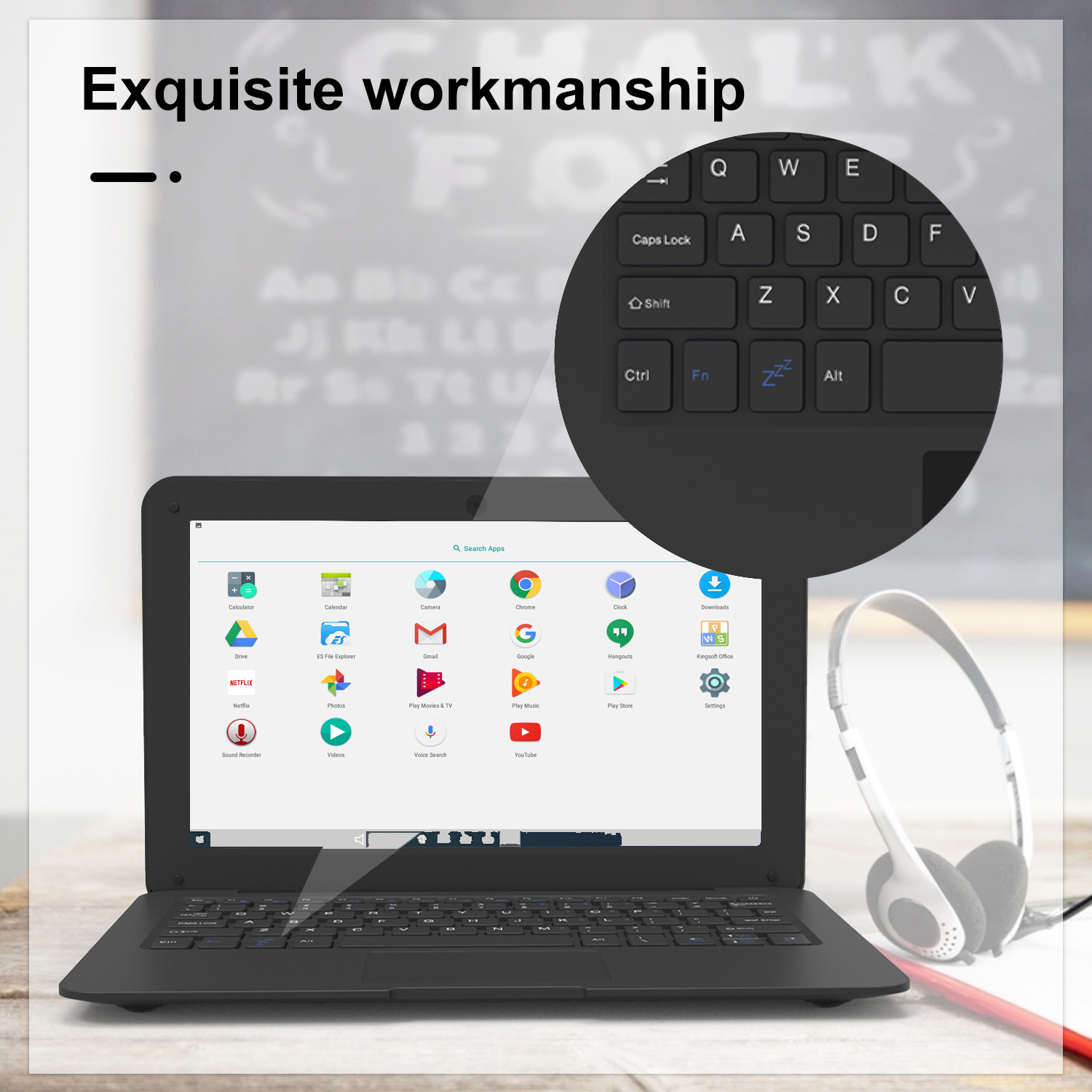 10.1 Inch Quad Core Notebook Laptop Allwiner A133 Lightweight For Business And Learning