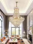 Luxury Crystal Chandelier For Living Room Large Design Lobby Hotel Chandelier(WH