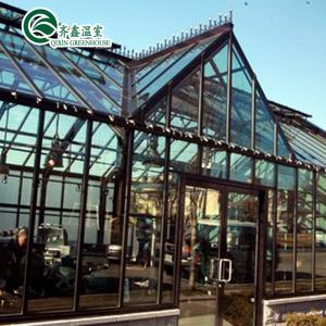 China Automatic Controlling Box 25-Year Galvanized Steel Structure for Large Glass Greenhouse wholesale