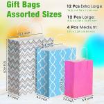 Handmade Biodegradable Eco-Friendly Striped Pastel Candy Sweet Tote Shopping