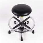 Wearable Synthetic Laboratory Ergonomic Chairs , Leather Clean Room Stools