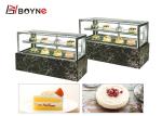 550W Cake Display Case Apron Panel Marble LED Interior Lighting