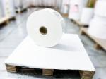 Self Adhesive Sticker Paper Roll 50 transparent PET acrylic adhesive White
