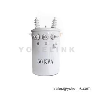 China 50KVA Pole-Mounted Single Phase Oil Transformer For Industrial Electricity wholesale