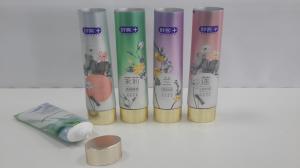 China D35 90g Flat Oval Elliptical Toothpaste Tube Golden Stamping Offset Flexo Printing wholesale