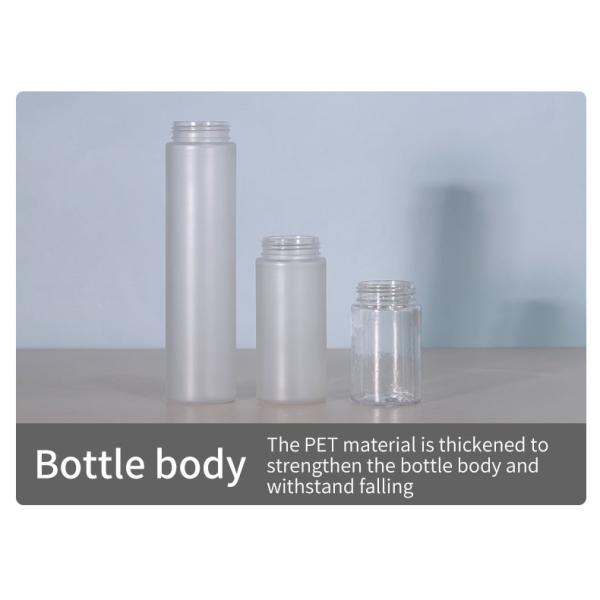 Empty Essential Oil Bottles 30ml / 50ml / 100ml Custom Plastic Spray Bottles With PET Collar