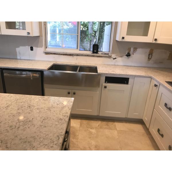 Dark Blue Solid Stone Countertops 2.5 G / Cm3 Bulk Density 3250 X 1650mm Max Size