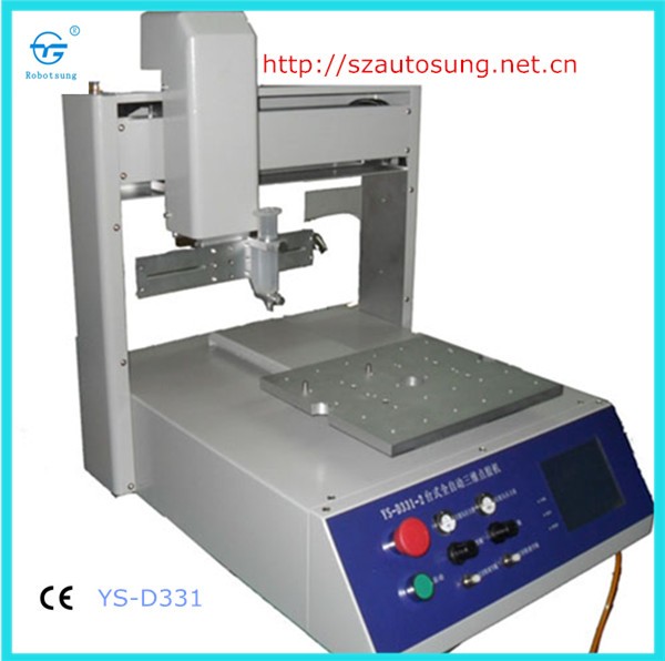 Pcb Semi 3 Axis Automatic Glue Dispensing Machine Robots Jelly ab Side Gluing Machines Boc for Pharmasuctical Boxes