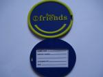 CMYK Color Funny PVC Luggage Tag For Business Gifts / Souvenir