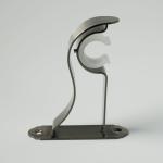 Ceiling Mount Metal 19Mm 22Mm 25mm Curtain Rod Brackets