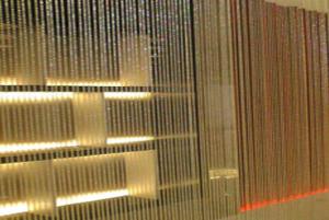 China Spiral Metal Curtain Wall Architectural Wire Mesh Herringbone Bronze Hotel Curtain wholesale