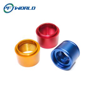 China Customized aluminum alloy bright anodized CNC turning parts wholesale