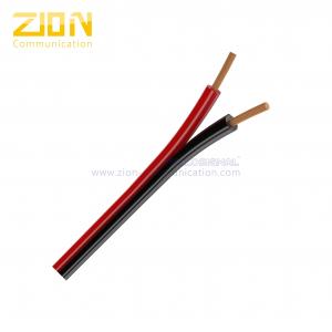 China Flat Oxygen Free Copper Audio Speaker Cable 1.00mm2 For Loud Speakers Amplifiers wholesale