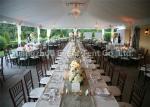 500 Person Wedding Party Tent Customized UV Resistance With White Cover