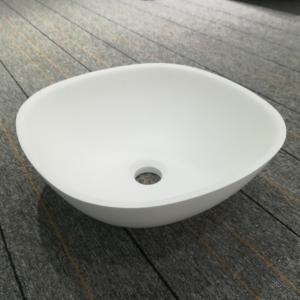 China Aluminum Powder Acrylic Solid Surface Counter Top Wash Basin wholesale