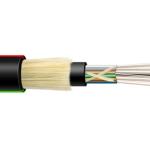 ADSS Single Mode Fiber Optic Cable , 150 Meter Aerial 48 Core Fiber Optic Cable