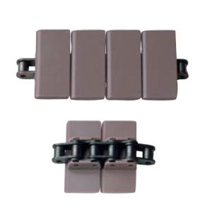 China SS963 straight running snap on plate top conveyor chain overlapping plastic flights wholesale