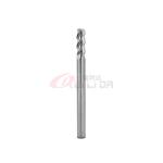 4mm 0.157" .125 Corner Radius End Mill 3 Flute Aluminum End Mill 45 Degree