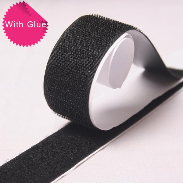 Autohesion hook Loop tape for garment accessories self-adhesive magic Straps magic fastener tape