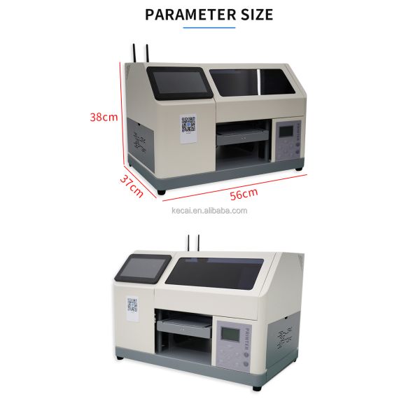 KECAI AI Smart A5 UV Direct to Object Printer Automatic Phone Case ID Card Flatbed Printing Machine Mini Imprimante Portable