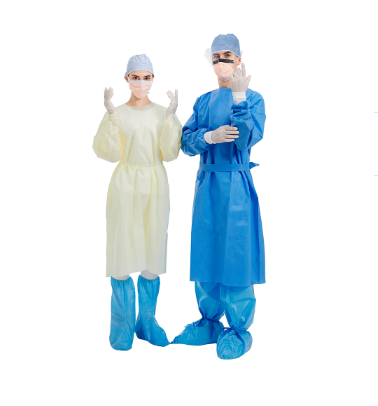 40gsm Smms Disposable Surgical Gown for Medical Care