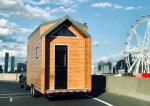 AU/US/NZ Standard Prefabricated Light Steel Tiny House On Wheels With Trailer
