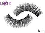 Glitter Full Strip Mink And Silk Lashes Black Cotton Stalk Custom Length