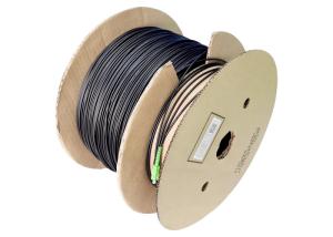 China FTTH Outdoor High Strength Fiber Optic Patch Cord G657B3 3.0 Kevlar TPU Simple Construction wholesale