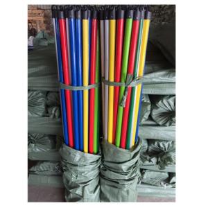 China Eucalyptus Natural Wood Plastic Cap 2.5*120cm Dry Mop Stick wholesale