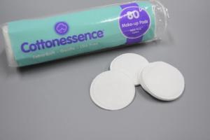 China Custom Nail Beauty Cotton Pads 6cm Diameter Non Toxic Material Soft Touch wholesale