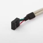 30cm Motherboard Internal 9pin Pitch 2.54mm to Dual Port USB 2.0 A Female Screw