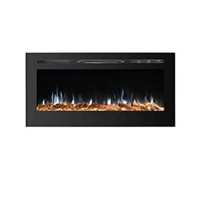 China Electric Decorative Fireplace Heater Wall Mounted Fire Kamin Installation Type Insert wholesale