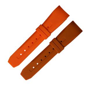 China ODM Replacement Silicone Rubber Watch Band Curved Watch Strap For Men And Women wholesale