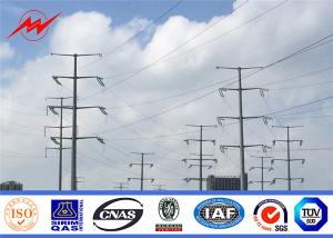 China Hot - Dip Galvanized Q235 Engineering Steel 12M Street Light Pole With AWS D1.1 Welding Standard wholesale